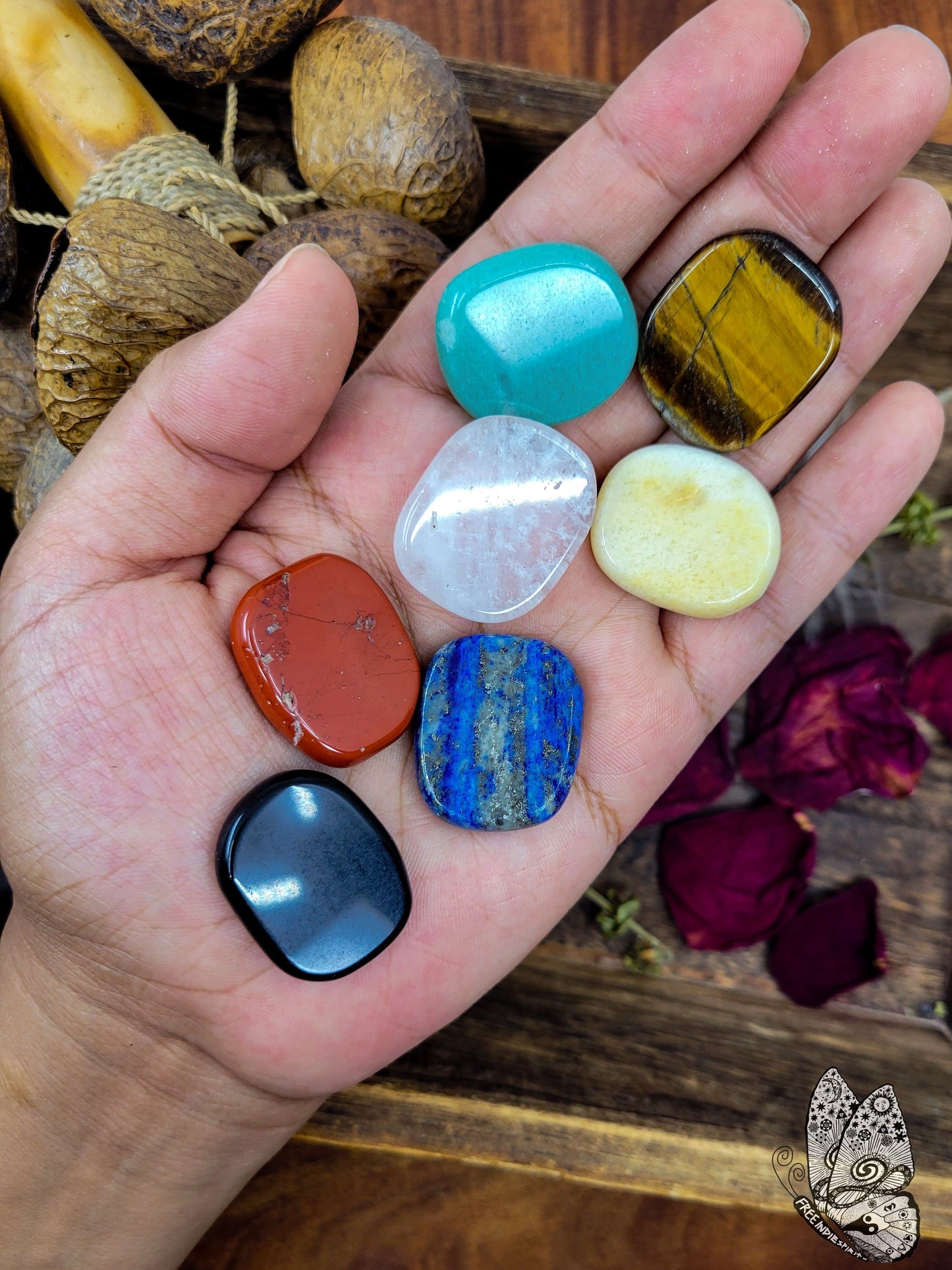 Seven Body Chakra Healing Stones BY Free Indie Spirit